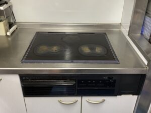 広島キッチン取付け隊　IHヒーターでのお困りごと解決　施工前